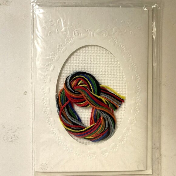 Stitch A Card Cross Stitch Kit # 7058 by Needle Magic "Warm Regards" - Picture 6 of 11